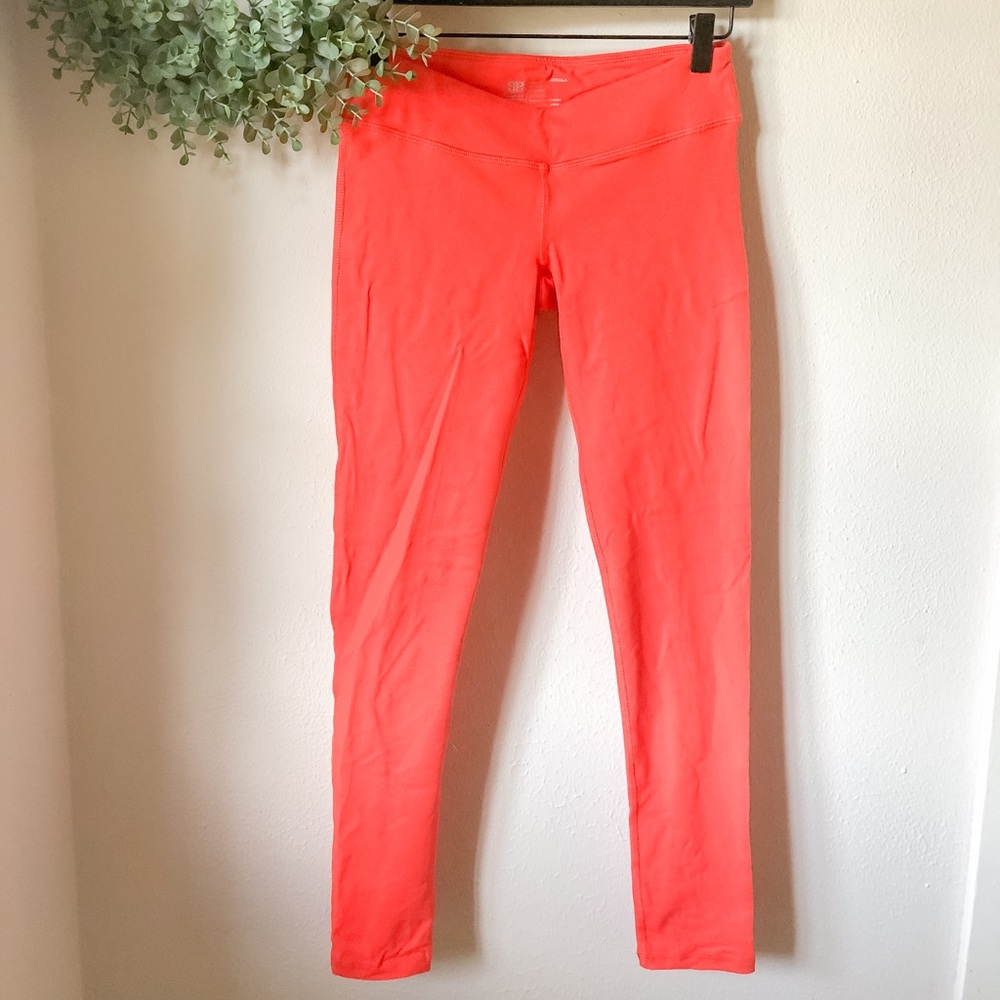 Athleta Bright Orange Red Leggings